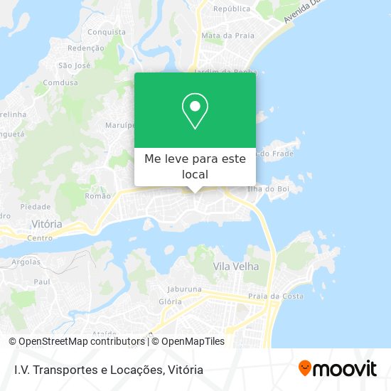 I.V. Transportes e Locações mapa
