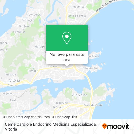 Ceme Cardio e Endocrino Medicina Especializada mapa