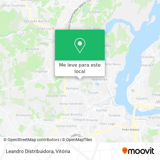 Leandro Distribuidora mapa