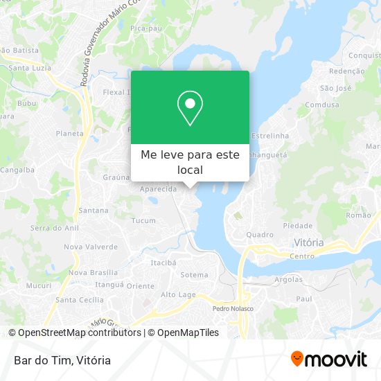 Bar do Tim mapa