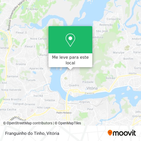 Franguinho do Tinho mapa