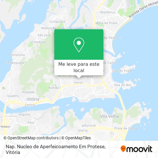 Nap. Nucleo de Aperfeicoamento Em Protese mapa