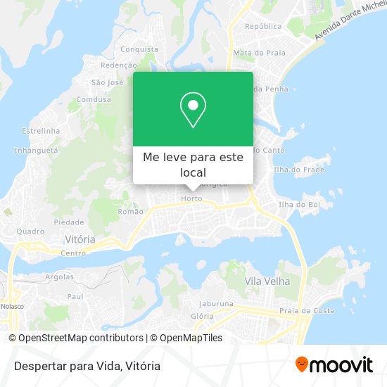 Despertar para Vida mapa
