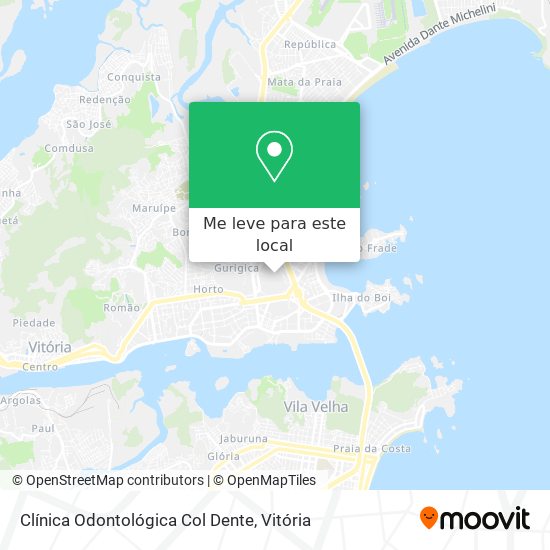 Clínica Odontológica Col Dente mapa
