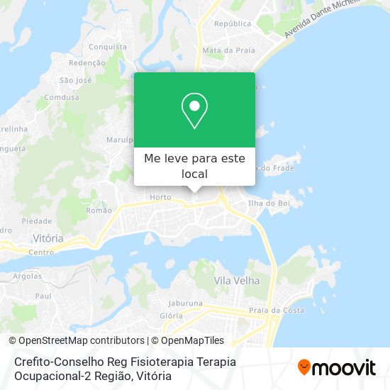 Crefito-Conselho Reg Fisioterapia Terapia Ocupacional-2 Região mapa