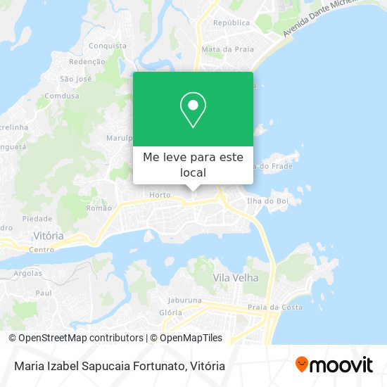Maria Izabel Sapucaia Fortunato mapa