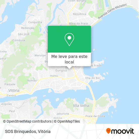 SOS Brinquedos mapa