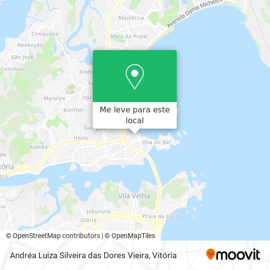 Andréa Luiza Silveira das Dores Vieira mapa