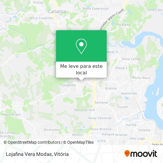 Lojafina Vera Modas mapa