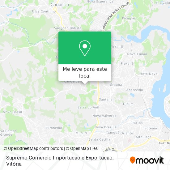 Supremo Comercio Importacao e Exportacao mapa