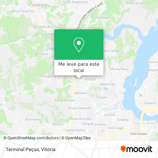 Terminal Peças mapa