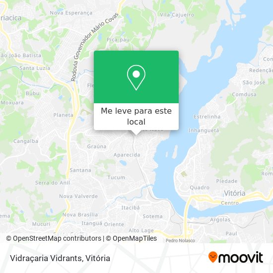 Vidraçaria Vidrants mapa