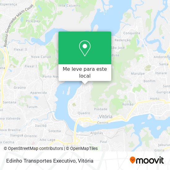 Edinho Transportes Executivo mapa