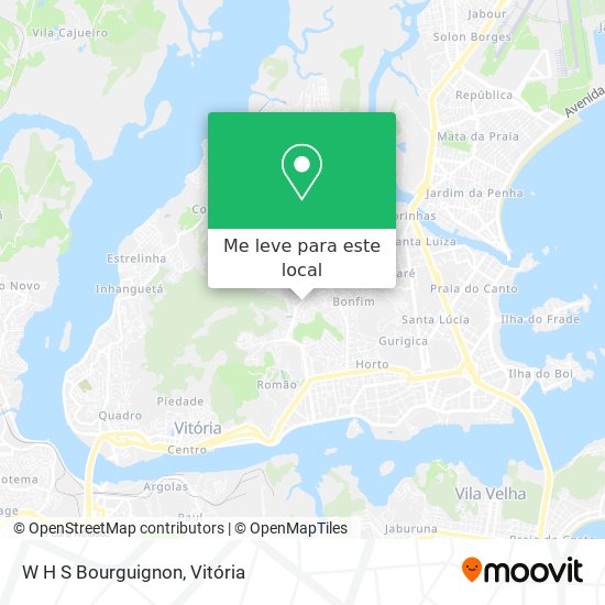 W H S Bourguignon mapa