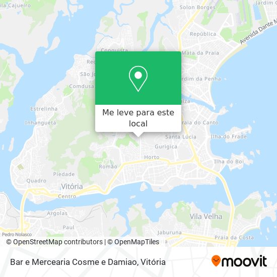 Bar e Mercearia Cosme e Damiao mapa