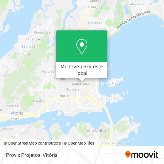 Provix Projetos mapa