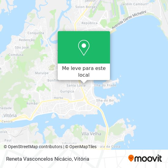 Reneta Vasconcelos Nicácio mapa