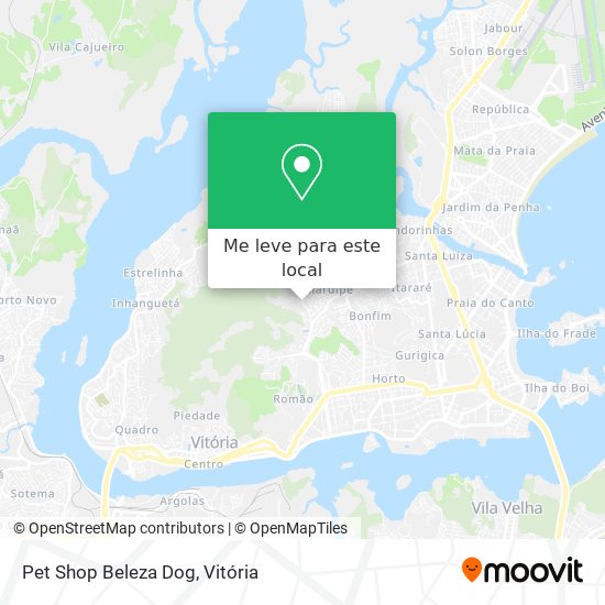 Pet Shop Beleza Dog mapa