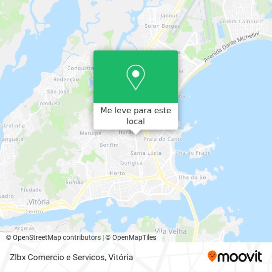 Zlbx Comercio e Servicos mapa