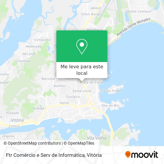 Ftr Comércio e Serv de Informática mapa