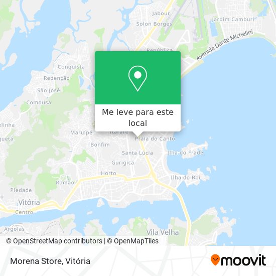 Morena Store mapa