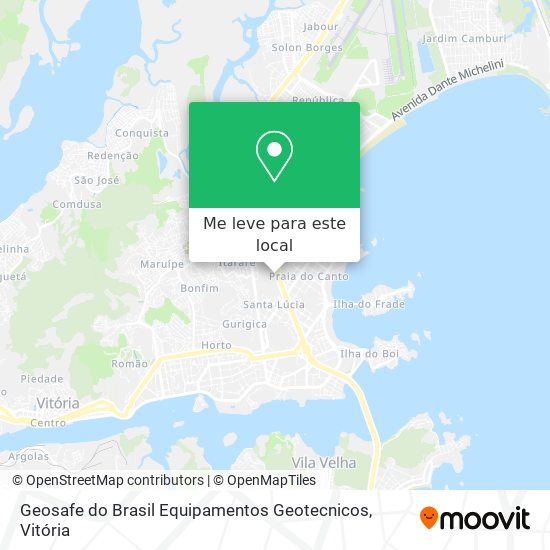 Geosafe do Brasil Equipamentos Geotecnicos mapa