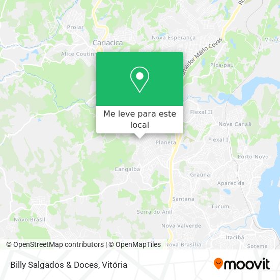 Billy Salgados & Doces mapa