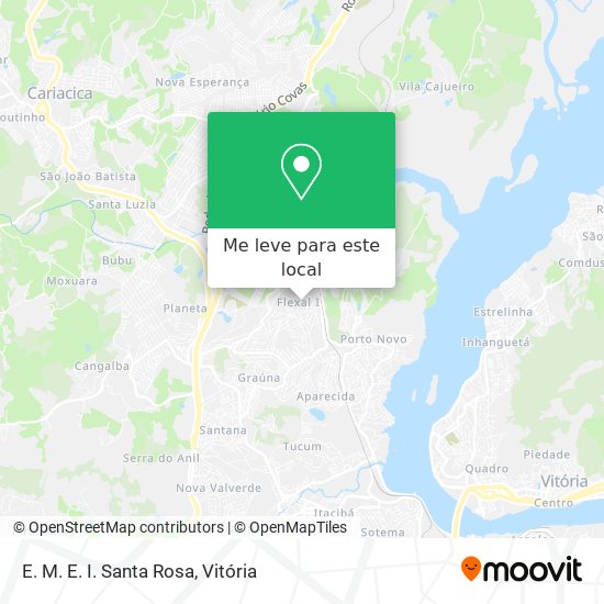 E. M. E. I. Santa Rosa mapa