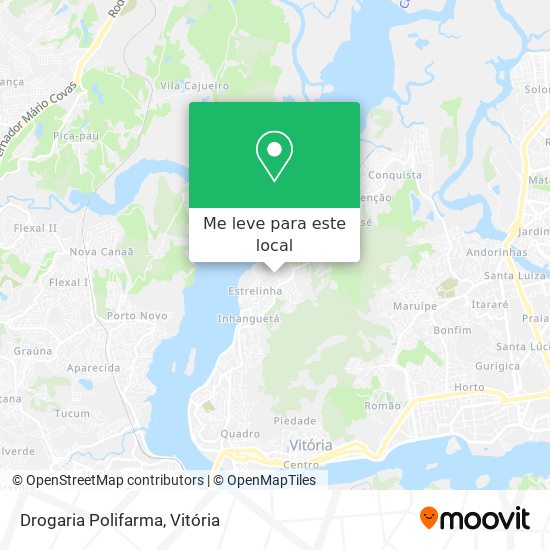 Drogaria Polifarma mapa