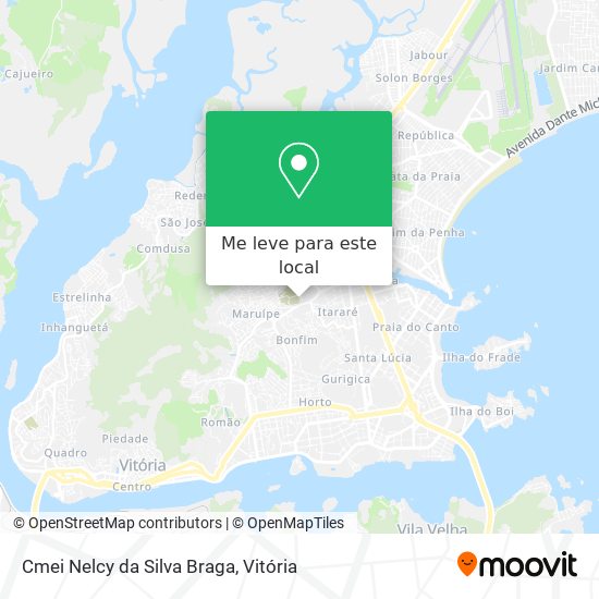 Cmei Nelcy da Silva Braga mapa