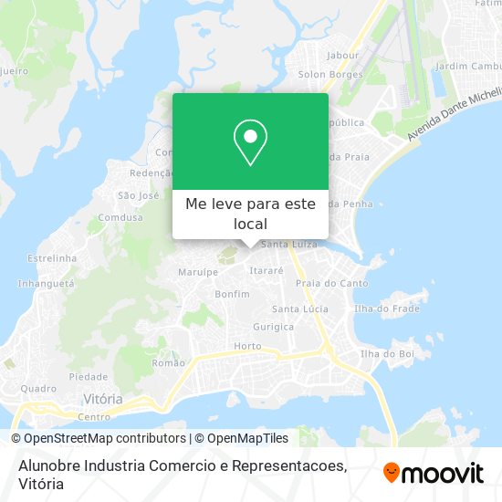 Alunobre Industria Comercio e Representacoes mapa