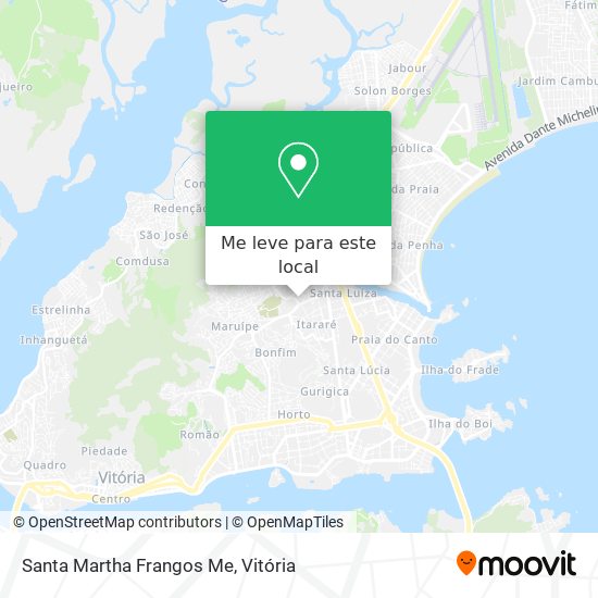 Santa Martha Frangos Me mapa