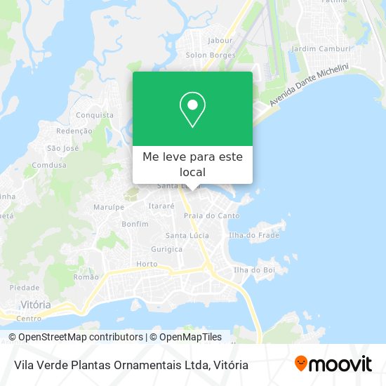 Vila Verde Plantas Ornamentais Ltda mapa