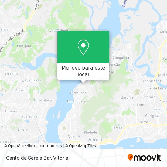 Canto da Sereia Bar mapa