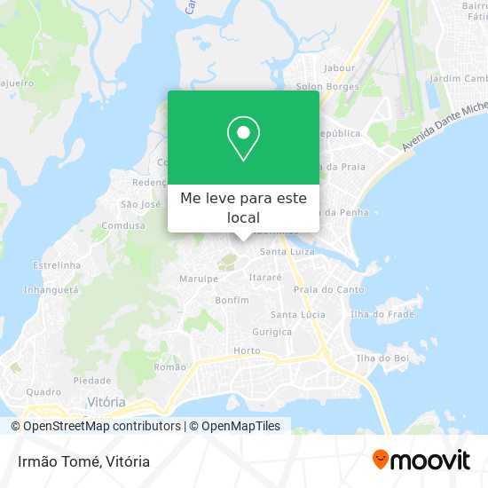 Irmão Tomé mapa