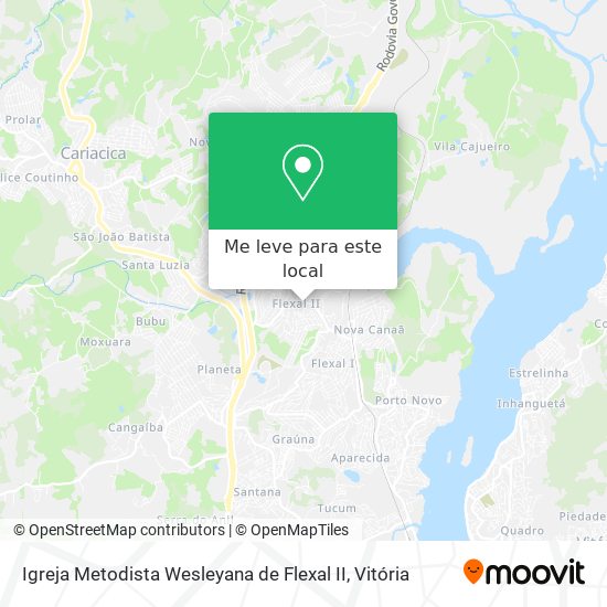 Igreja Metodista Wesleyana de Flexal II mapa