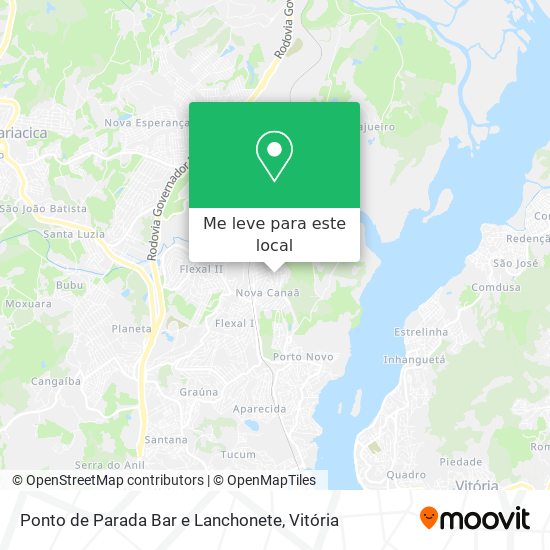 Ponto de Parada Bar e Lanchonete mapa