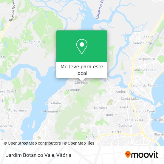 Jardim Botanico Vale mapa