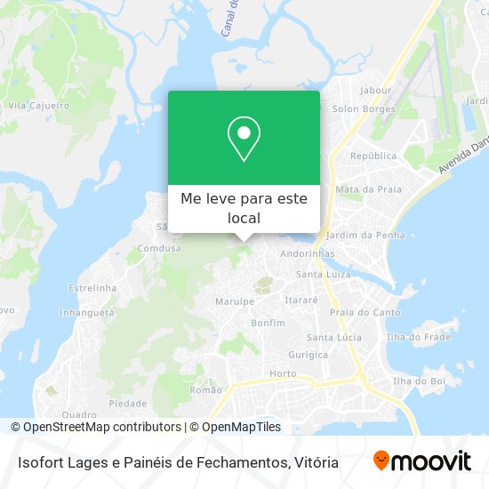 Isofort Lages e Painéis de Fechamentos mapa