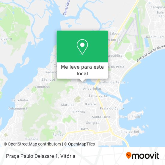 Praça Paulo Delazare 1 mapa
