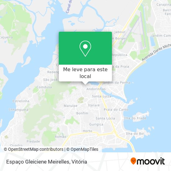 Espaço Gleiciene Meirelles mapa