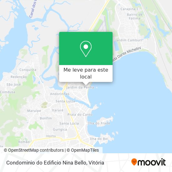 Condominio do Edificio Nina Bello mapa
