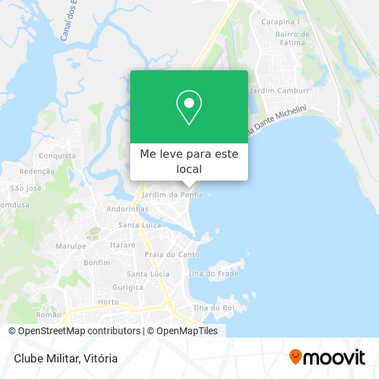 Clube Militar mapa