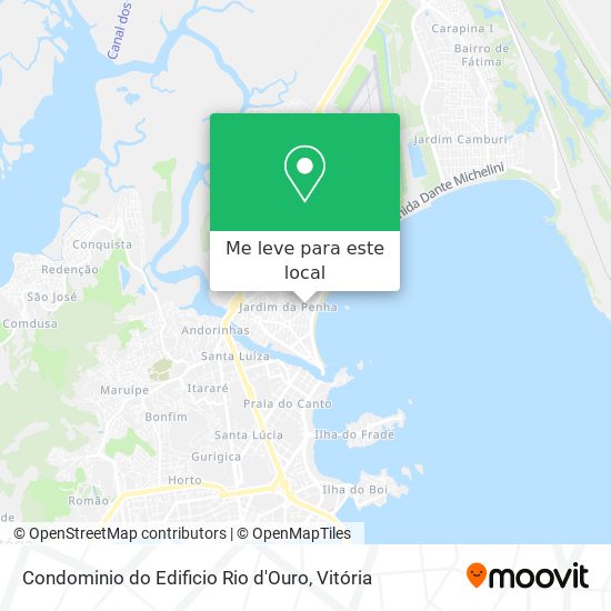 Condominio do Edificio Rio d'Ouro mapa