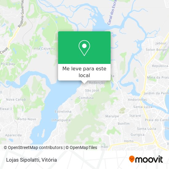 Lojas Sipolatti mapa
