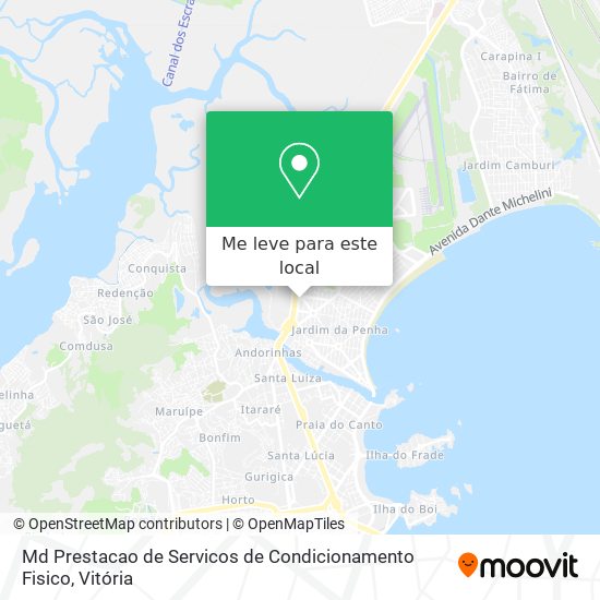 Md Prestacao de Servicos de Condicionamento Fisico mapa