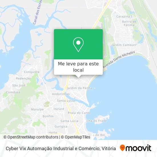 Cyber Vix Automação Industrial e Comércio mapa