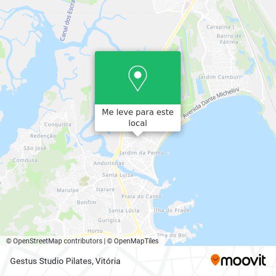 Gestus Studio Pilates mapa
