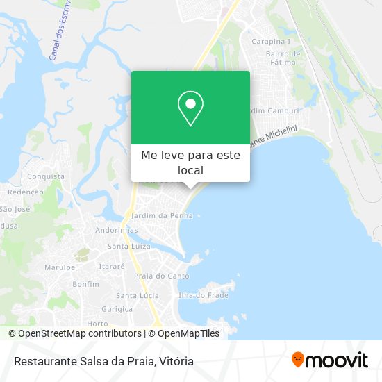 Restaurante Salsa da Praia mapa