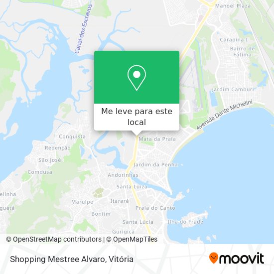 Shopping Mestree Alvaro mapa